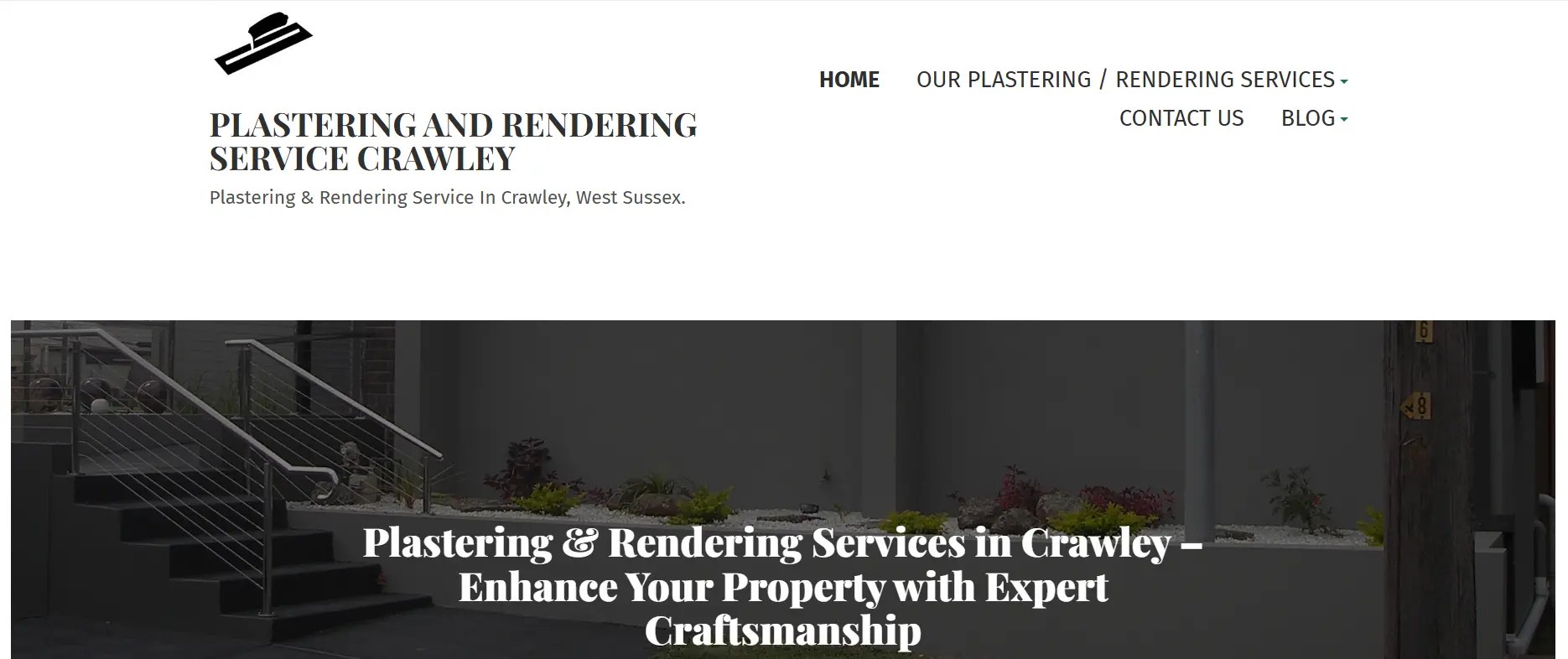Plastering & Rendering Crawley Website For Sale.